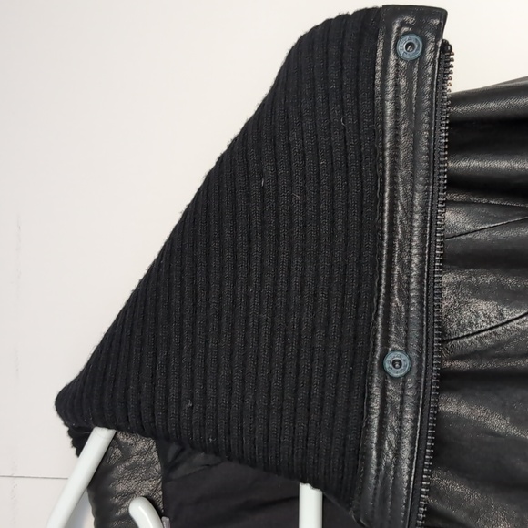 🌸VINCE Dolman Sleeve Leather Jacket EUC - Picture 6 of 14
